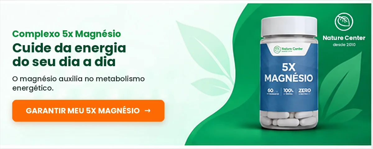 Banner Complexo 5x Magnésio Nature Center