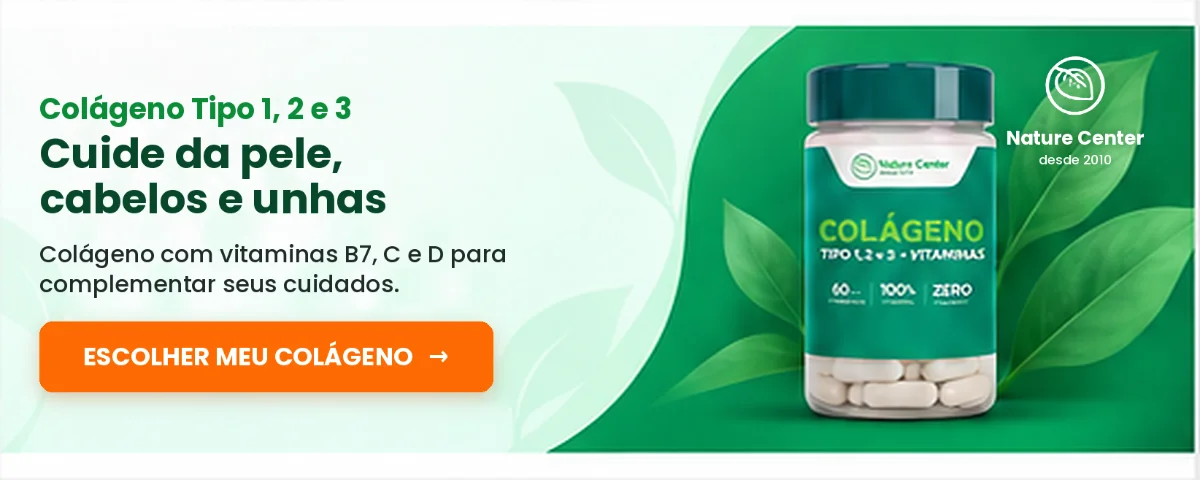 Banner Colágeno Tipo 1, 2 e 3 Nature Center